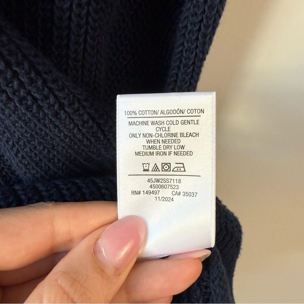 Joe’s Jeans The Teddie Sweater Tank Top Navy‎ Blue XS - Picture 5 of 8
